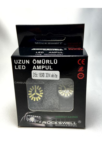 3156 18 Smd 3014 LED Ampul Plaka/geri Vites/sinyal/stop Beyaz Renk fiyatları