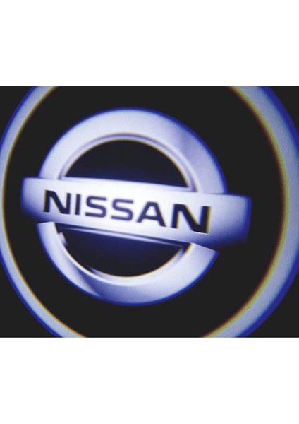 Nissan Pilli Mesafe Sensörlü Kapı Altı Logo Yapıştırmalı