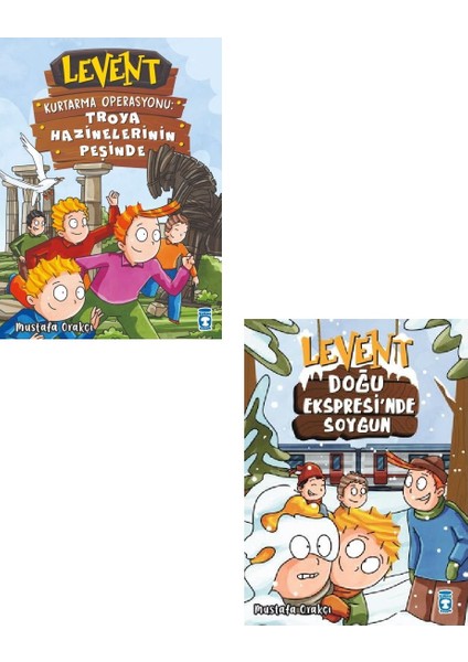 Levent Doğu Ekspresinde Soygun + Levent Kurtarma Operasyonu 2 Kitap - Mustafa Orakçı