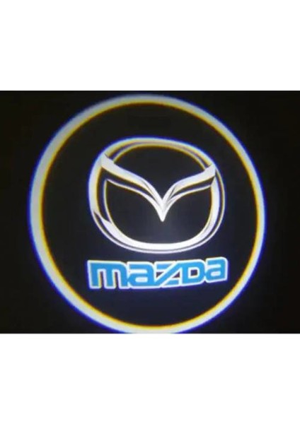 Mazda Pilli Mesafe Sensörlü Kapı Altı Logo Yapıştırmalı