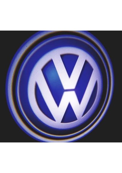 Volkswagen Pilli Mesafe Sensörlü Kapı Altı Logo Yapıştırmalı