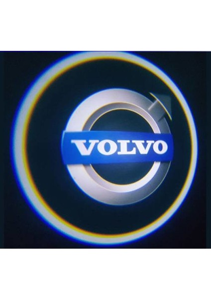 Volvo Pilli Mesafe Sensörlü Kapı Altı Logo Yapıştırmalı