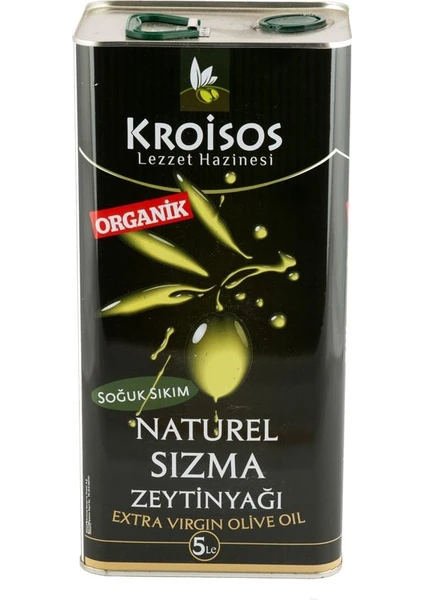 Soğuk Sıkım Naturel Sızma Zeytinyağı 5 Lt