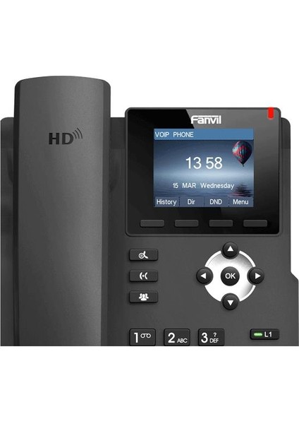 Fanvıl X3S Siyah Ip Telefon Renkli Ekran