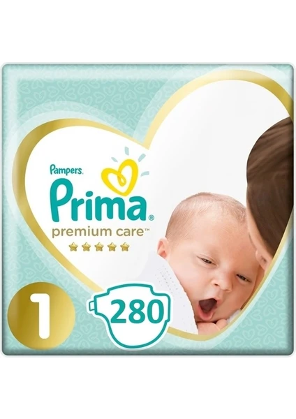 Premium Care 1 Numara Bebek Bezi Yenidoğan 2-5 kg Ekonomik Paket 280 Adet