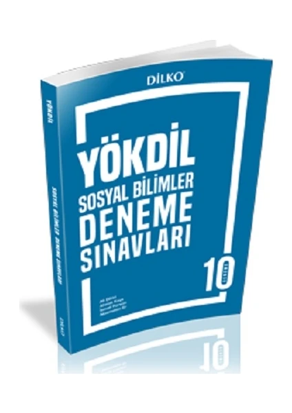 Dilko Yayıncılık Yökdil Sosyal Bilimler Deneme Sınavları