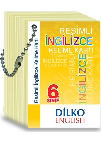 Dilko Yayıncılık 6. Sınıf Ingilizce Kelime Kartı