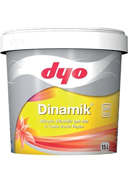 Dinamik Silikonlu Ipek Mat Iç Cephe Boyası 7,5 Lt