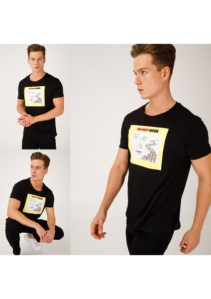 Faces Do Not Work Erkek T-Shirt L