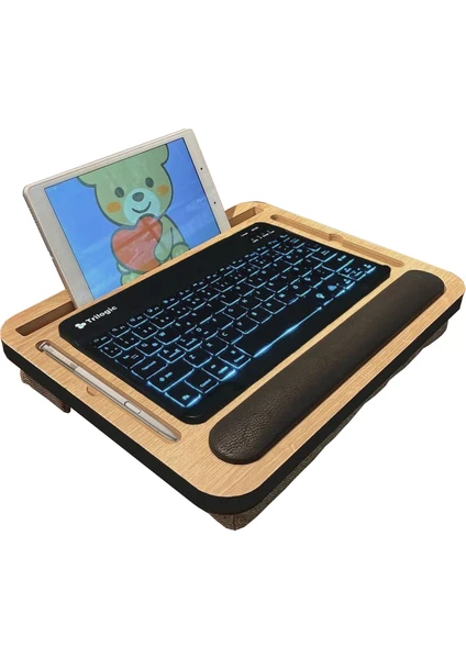 Supply Kids Telefon ve Tablet Bölmeli Minderli Laptop Sehpası 13" Inch