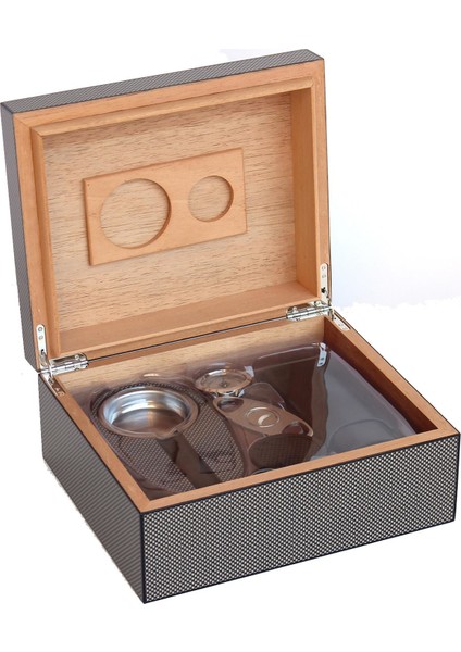 Setli Ispanyol Sedir Ağacı Puro Kutusu Humidor