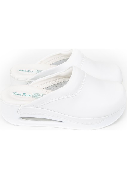 Beyaz Yandan Delikli Airmax Sabo Terlik modelleri