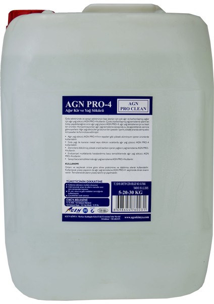Ağır Kir ve Yağ Çözücü 5kg