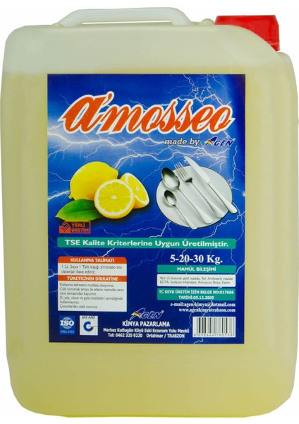 Bulaşık Deterjanı (Amosseo) 5 kg