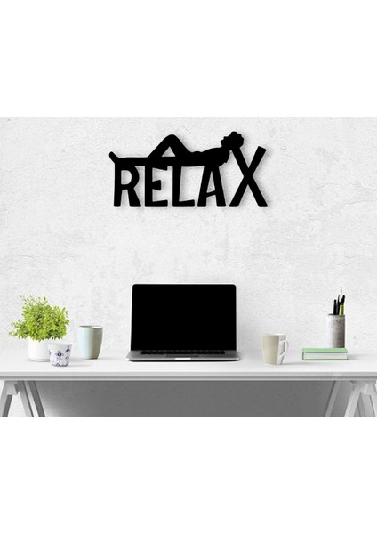 Gift Relax Ahşap Duvar Süsü