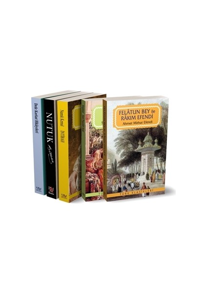 Dede Korkut Hikayeleri - 2. Nutuk: Mustafa Kemal Atatürk - İntibah:Namık Kemal - 5 Kitap Seti