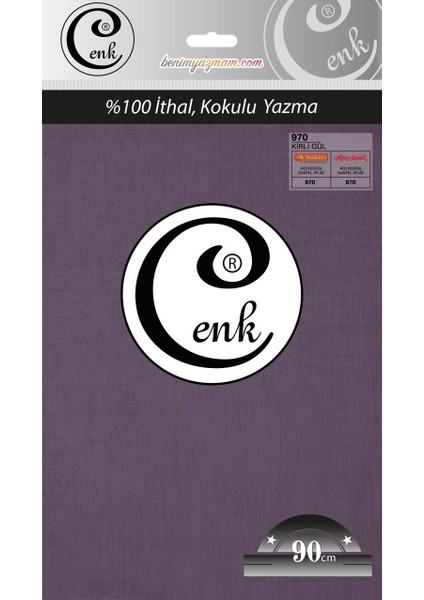 Düz Yazma Kirli Gül 100 cm Poşetli