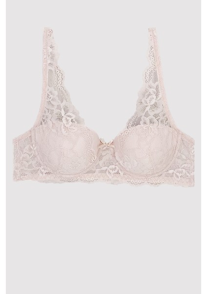 6358 Pisa Destekli Straplez Dantelli Tek Sütyen