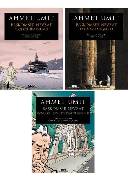 Çiçekçi'nin Ölümü - Tapınak Fahişeleri - Davulcu Davut'u Kim Öldürdü - 3 Kitap - Ahmet Ümit
