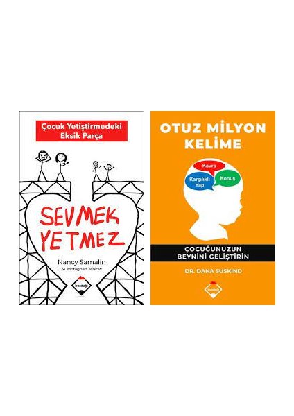 Sevmek Yetmez - Otuz Milyon Kelime Çocuk Gelişimi 2 Kitap Set