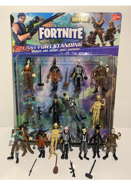 Fortnite Battle Royal Aksiyon Figür Oyuncak Seti 8 Karakter Bir Arada