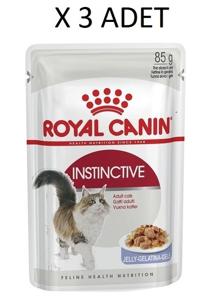 Gravy Instinctive Yaş Kedi Maması 85 gr x 3 Adet