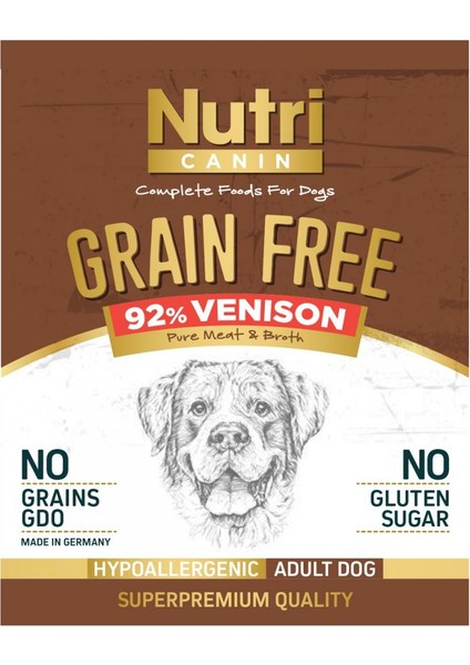 400 gr Geyik Etli Süper Premium Köpek Maması 6ADET modelleri