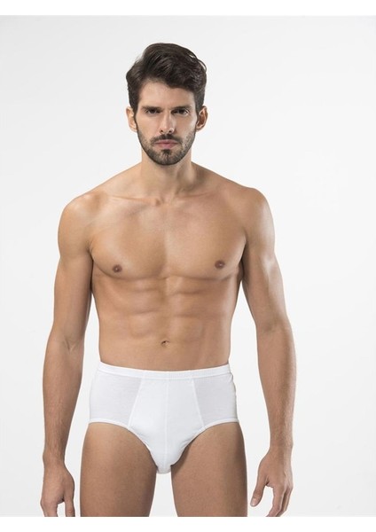 111 Erkek Slip Ikili Paket-Beyaz