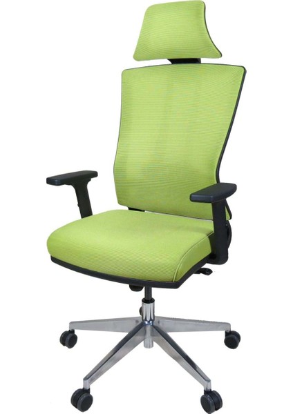 Air-X Müdür Koltuğu - Ayarlı Kolçak - Yeşil