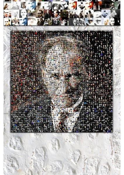 Atatürk Portresi, Dekoratif Kanvas Tablo, Resmi Büro ve Cafe Ler Için Uygun
