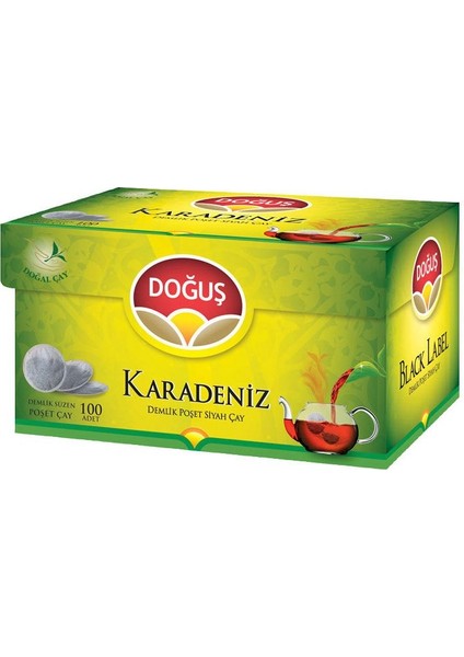 Doğuş Karadeniz Demlik Poşet Çay Bergamotlu 100'LÜ