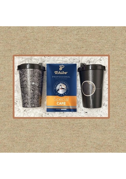 Special 250 gr 2 'li Kapaklı Plastik Bardak Seti