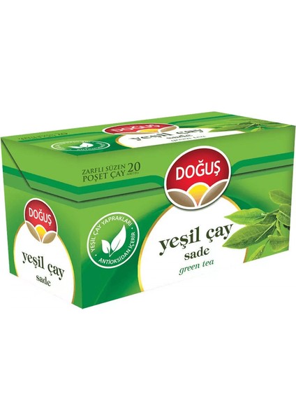 Doğuş Bitki Yeşil Çay Sade 20'li Paket