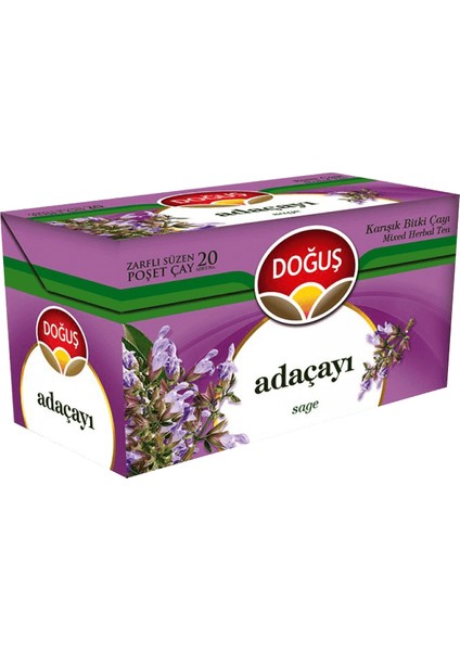 Doğuş Bitki Çayı Adaçayı 20'li Paket