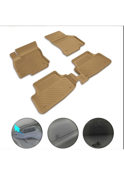 Renault Megane 2 2003 Bej 4.5 D Havuzlu Oto Paspas