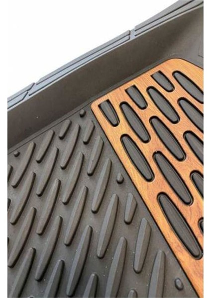 Peugeot 206 Uyumlu Ekstra Kanallı Havuzlu Paspas Seti Krom Meşe 4d fiyatları