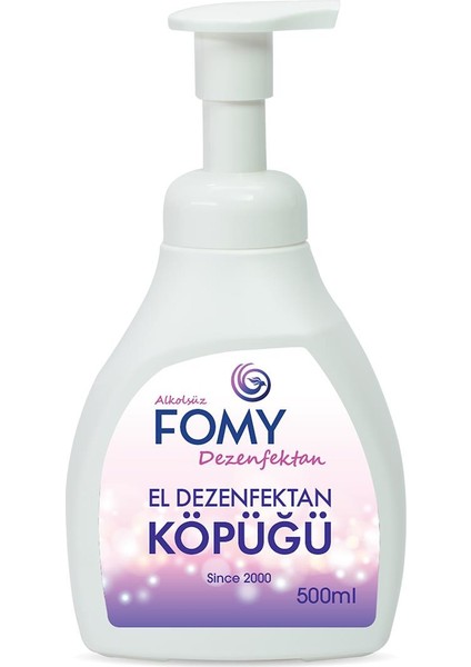 Köpük Dezenfektan Alkolsüz El ve Cilt Dezenfektan Köpüğü 500 ml