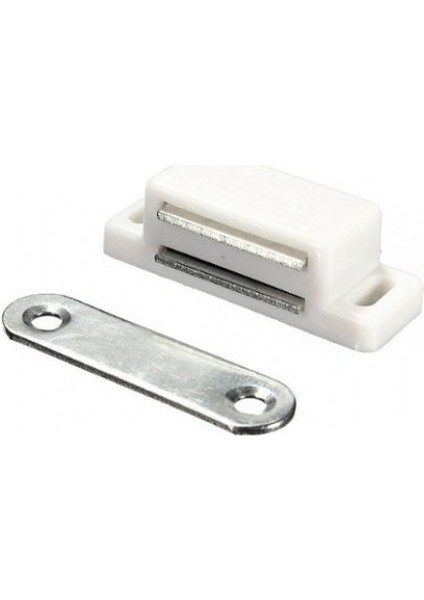 Manyetik Mıknatıslı Çıt Çıt - Kapak Çıtçıtı - Beyaz - 3 Adet