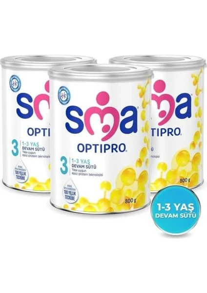 Sma Optipro 3 Numara 800 gr x 3 Adet