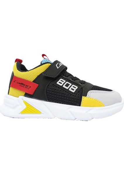 099 Sneakers Fashion Filet Ayakkabı Siyah Buz Sarı