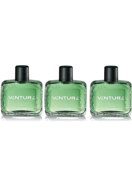 Venture Erkek Parfüm Edt 100 ml 3 Adet