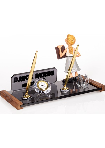 Isimlik Sepeti Isme Özel Öğretmen Biblolu Masa Isimliği Kristal Isimlik fiyatları