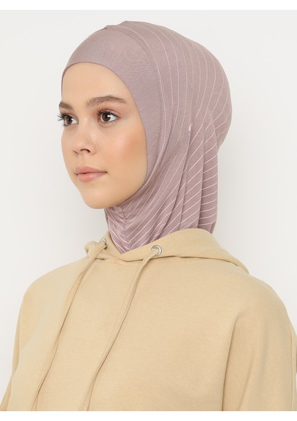 Çizgili Spor Bone - Gül Kurusu - Ecardin fiyatları