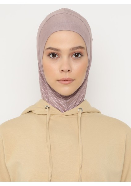 Çizgili Spor Bone - Gül Kurusu - Ecardin fırsatları