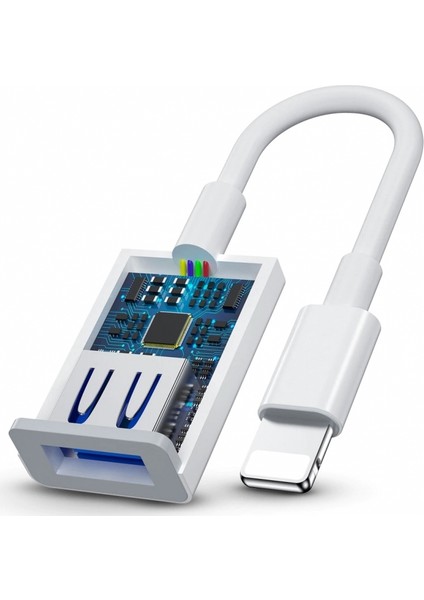 Lightning To USB Otg USB Tak Kullan Otg Adaptör Kablo