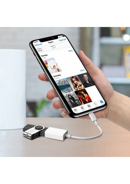Lightning To USB Otg USB Tak Kullan Otg Adaptör Kablo