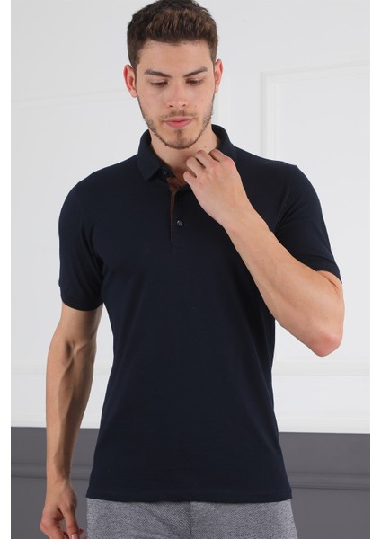 T8581 Dewberry Erkek T-Shirt-Lacivert indirimleri