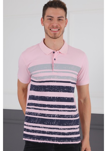 T0453 Dewberry Dio Rise Erkek T-Shirt-Pembe