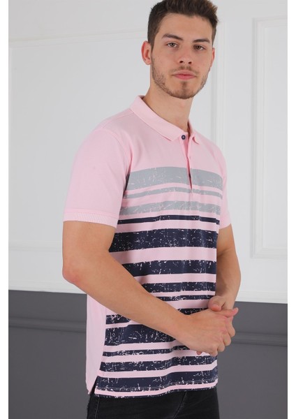 T0453 Dewberry Dio Rise Erkek T-Shirt-Pembe