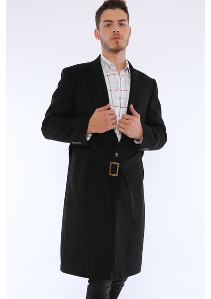 PLT8400 Dewberry Erkek Palto-Siyah fırsatları